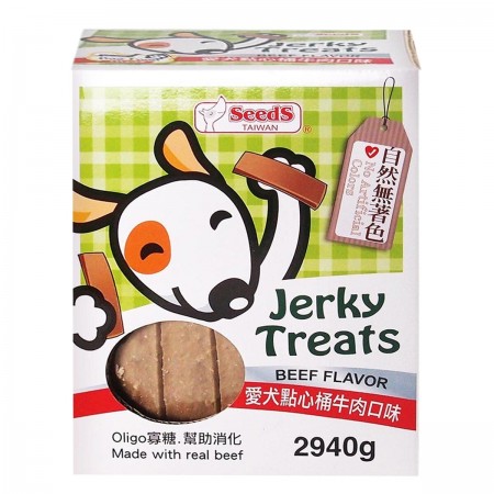 Seeds 惜時 愛犬點心桶牛肉口味1470公克 X 2入